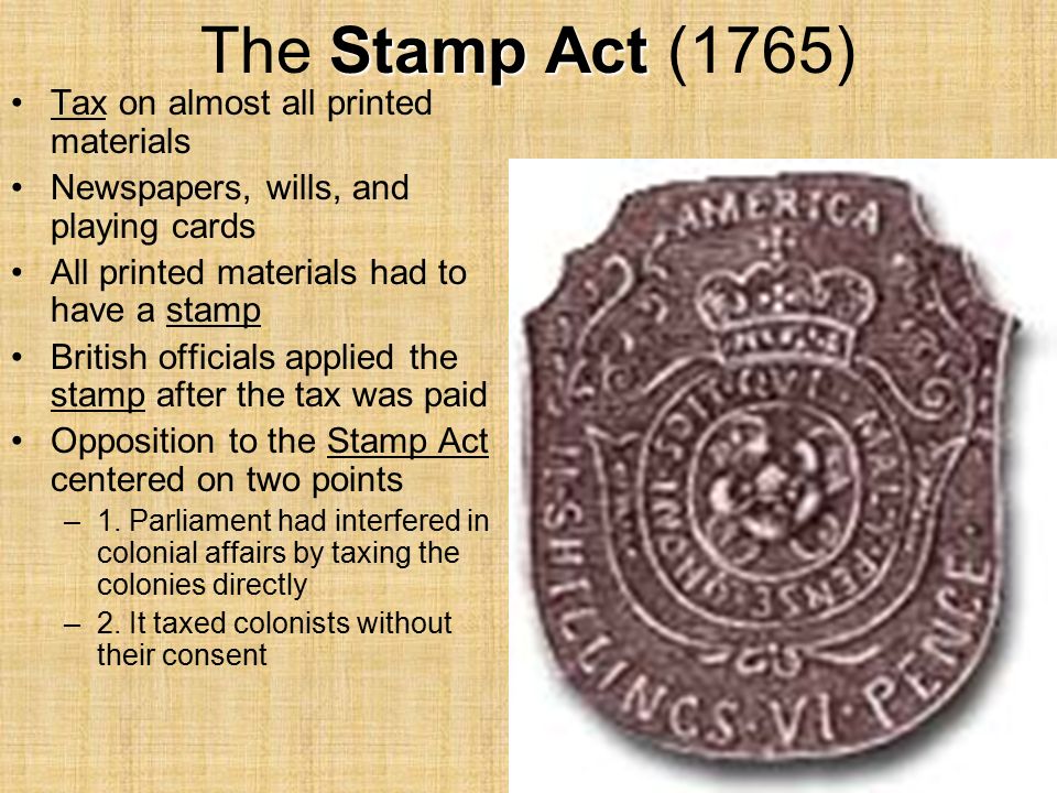 stamp act of 1765 Essay Examples
